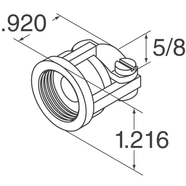 97-3057-1010(621) Amphenol Industrial Operations  Backshells and Cable Clamps
